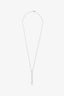 Tiffany & Co. Platinum Jazz Collection Diamond Drop Pendant Necklace