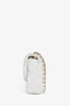 Pre-loved Chanel™ 2026 Seasonal White Sequin Mini Flap Bag