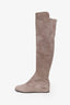 Stuart Weitzman Blush Suede 'All Day Skimmer' Knee High Boot Size 38.5