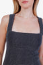 Pre-loved Chanel™ Black/White Woven Check Tweed Mini Dress Size 34