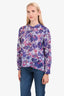Isabel Marant Etoile Purple Long Sleeve Top Size 40