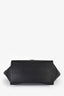 Celine Grey/Navy Leather Medium Shoulder Bag