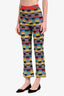 Missoni Multicolour Checkered Wide Pants Size 36
