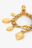 Pre-loved Chanel™ Vintage Gold Tone 'Bijoux' Charm Bracelet