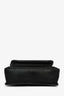 Saint Laurent Black Grained Leather Logo Shoulder Bag