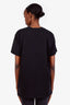 Balmain Black Cotton Logo T-Shirt Size XL