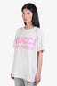 Gucci White Cotton 'Gucci Sexiness' Graphic Print T-Shirt Size XS
