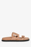 Hermès Brown Suede 'Extra' Sandals Size 38