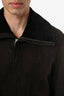 Christian Dior Brown Shearling Suede Jacket Size 52 Mens
