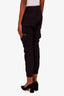 Rick Owens Black Cotton Cargo Pants Size 36