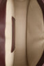 Chloé Burgundy Leather Shoulder Bag With Strap