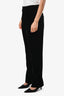 Saint Laurent 2022 Black Velvet Pleated Trousers Size 40