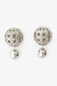 Christian Dior Silver-Tone Cannage Mise En Dior Tribal Earrings