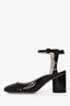 Stuart Weitzman Black Patent Block Heels Size 6