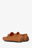 Hermès Brown Leather Slip On 'Irving' Loafers Size 41 Mens