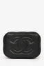 Pre-loved Chanel™ Black Caviar Leather Mini Vanity Crush Crossbody Gold Hardware