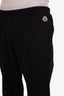 Moncler Black Logo Patch Track Pants Size L Mens