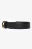Gucci Black Leather GG Belt Size 65/26