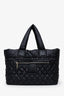 Pre-loved Chanel™ 2009-10 Black Nylon Quilted Large Coco Cocoon Tote