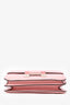 Hermès 2015 Rose Sakura Tadelakt Leather Lizard Trim Mini Constance 18