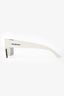 Burberry White Square Sunglasses
