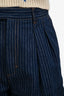 Louis Vuitton Denim Pinstripe Shorts Size 36