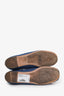 Valentino Denim/Nude Leather Rockstud Ballerina Flats Size 37