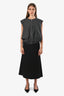 Maison Margiela MM6 Black Wool Blend Maxi Skirt Size 40
