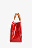 Louis Vuitton 2006 Red Patent Leather Reade PM Tote