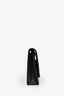 Pre-loved Chanel™ 2013-2014 Black Patent Camellia Embossed Wallet On Chain