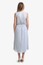 Vince Light Blue Sleeveless Midi Dress Size 4
