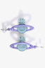 Vivienne Westwood Blue/Purple Acrylic and Crystal-Embellished Orb Earrings