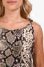 Acne Studios Python Print Maxi Wrap Slip Dress Size 38