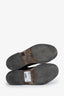 Brunello Cucinelli Black Leather Combat Boot Size 39