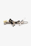 Pre-loved Chanel™ 2013 Silver Tone Coco Figurine Hair Barrette