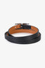 Hermès 2018 Black Swift Leather Triple Tour Behapi Bracelet Size T1