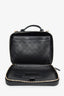 Pre-loved Chanel™ 2018-19 Black Caviar Leather Large Filigree Vanity Case