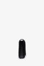 Saint Laurent Black Grained Leather Studded Kate Clutch