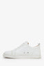 Christian Louboutin White Leather Louis Junior Sneakers Size 42 Mens