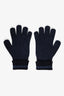 Gucci Blue Cashmere GG Gloves