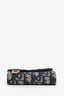 Christian Dior 2019 Navy Oblique Jacquard Saddle Lotus Wallet
