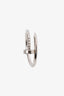 Cartier 18K White Gold Juste Un Clou Small Model Ring Size 55