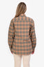 Burberry Beige Novacheck Cotton Button-Up Shirt Size M