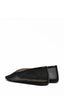 Le Monde Béryl Black Leather-Trimmed Mesh 'Luna' Ballet Flats Size 38