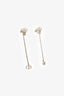 Christian Dior Pearl La Petite Tribale Dangle Chain Earrings