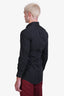 Dolce & Gabbana Black Cotton Button-Down Shirt Size 15-38 Men's