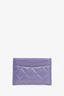 Pre-loved Chanel™ Iridescent Purple Cardholder