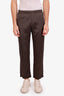 Dries Van Noten Black Patterned Trousers Size 46 Men's