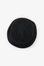 Pre-loved Chanel™ 2021 Black Denim Logo Embroidered Bucket Hat Size L
