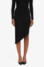Miaou Black Titled Midi Skirt Size S